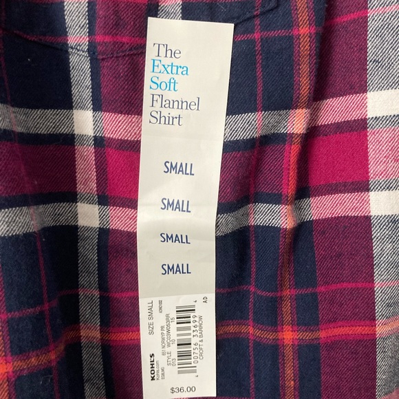Croft and barrow flannel - Picture 3 of 4